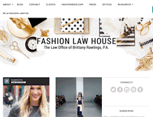 Tablet Screenshot of fashionlawhouse.com